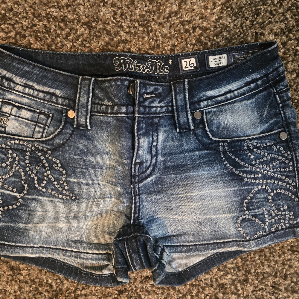 Miss Me Women's Blue Jean Shorts